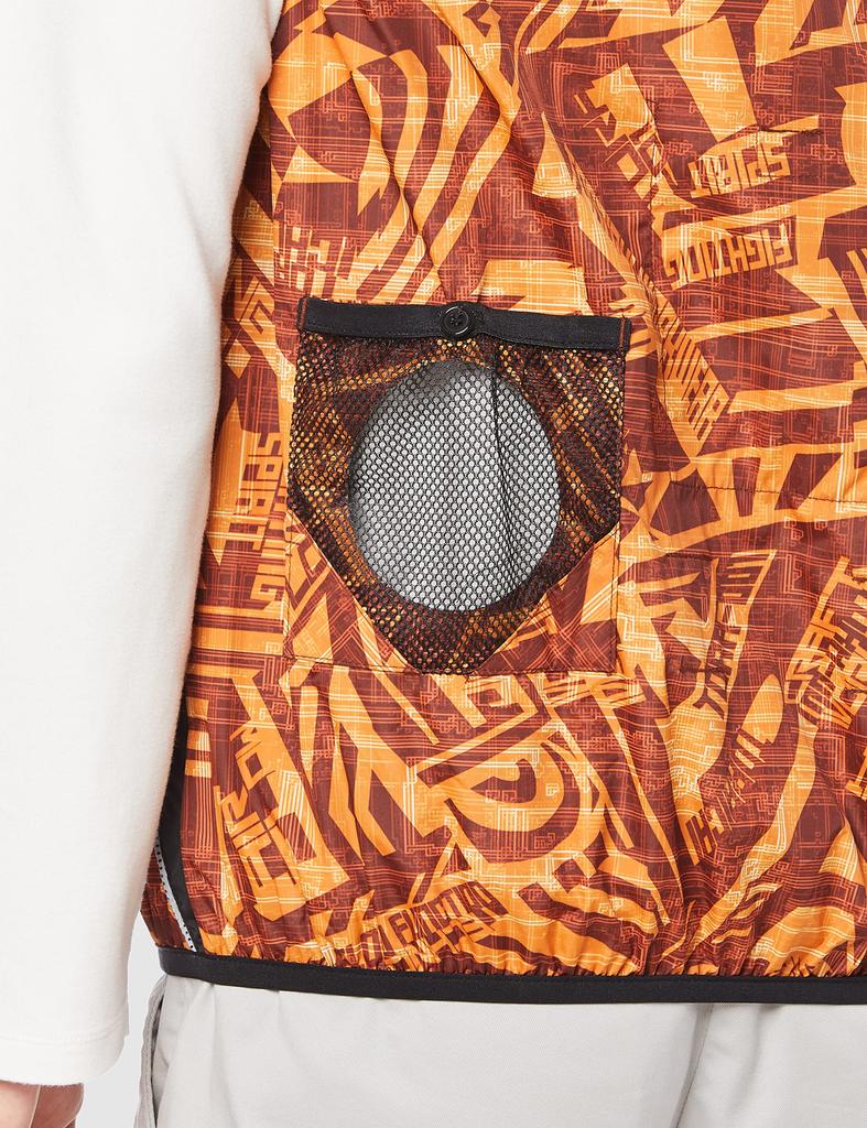 Air Vest Fan Compatible Wear Fan Workwear S [Toraichi] Men's 1077-611 27-Orange