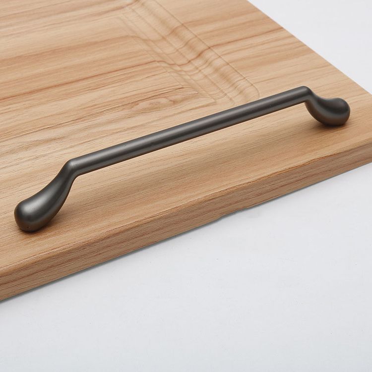 Zinc Alloy Kitchen Hardware Handle Pull Black Gold Wardrobe Cupboard Shoe Drawer Handle Drip Handles Knob