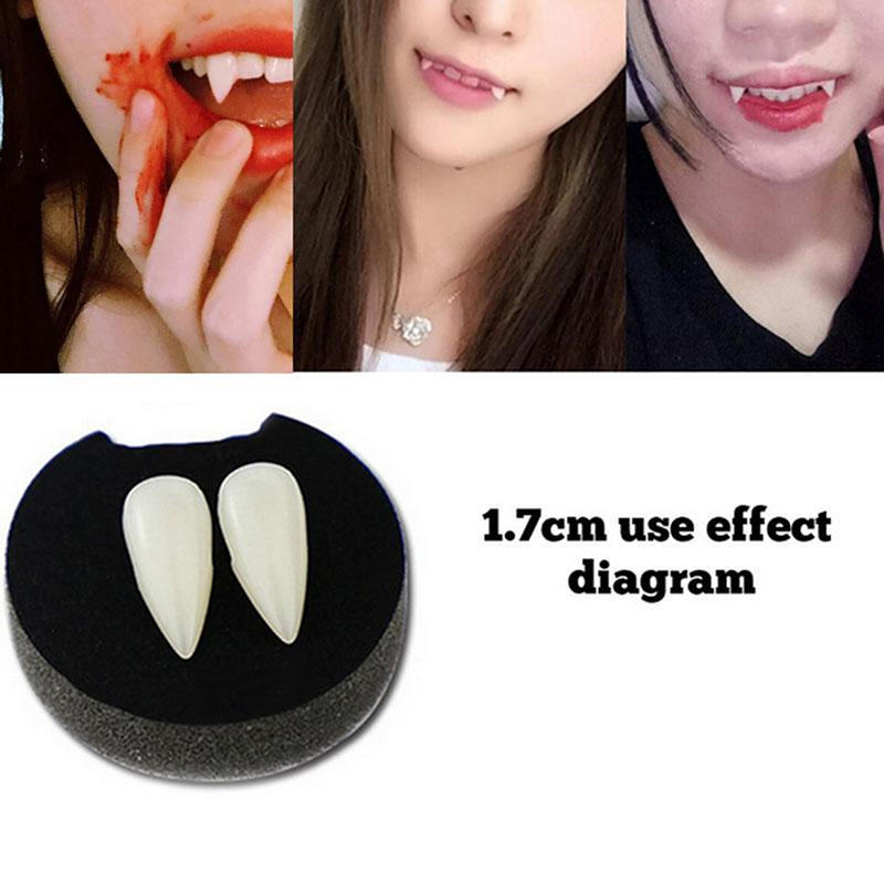 Creative Vampire Teeth Fangs Dentures Cosplay Props Halloween Costume Props Party Favors