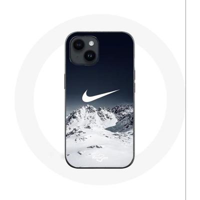 Etui na iPhone 14 - Nike - Logo Śnieg Zima - Miękkie - Syntetyczne - Unisex
