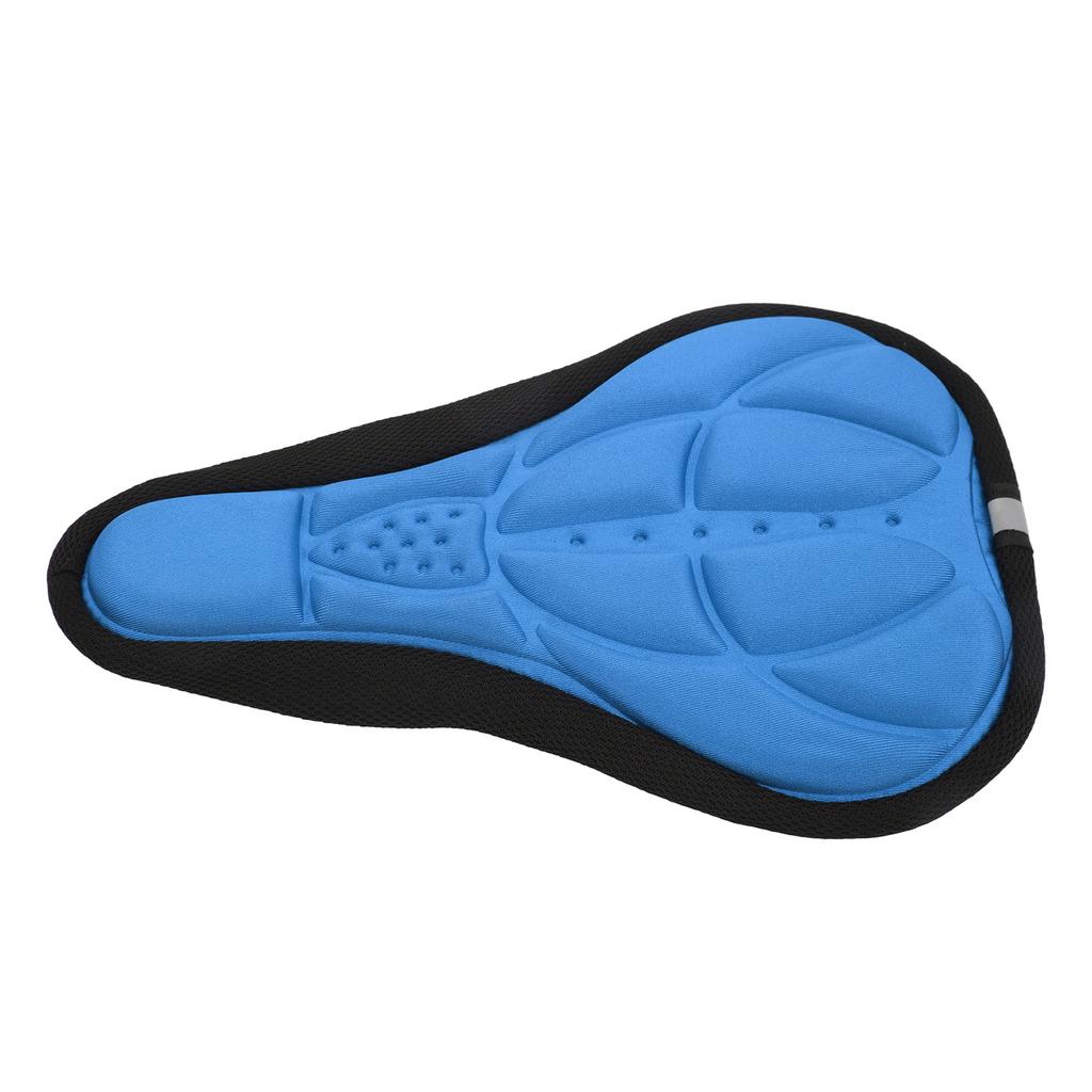 Bike Seat Cover Soft Breathable   Sponge Easy Installation Comfortable Concavo Convex Design Bike Seat Cushion