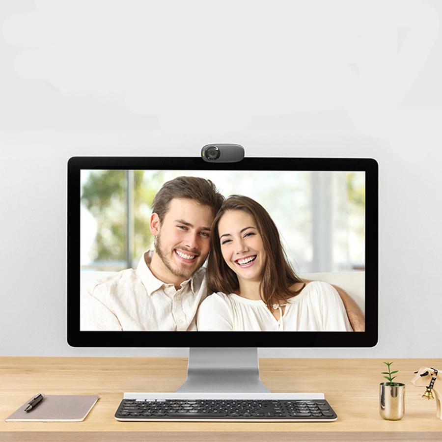 C310 HD USB Webcam For PC Laptop Desktop Windows 7 8 10 Web Camera W/ Microphone