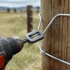 Twist Ties Drill Chuck for Drills with 1/4in Hex Shank Fence Twist Ties Tool Carbon Steel for Fences Repair & Construction