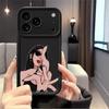 Модні сонцезахисні окуляри Чохол для телефону Дівчина для серії Apple iPhone: Ударостійке, Повне покриття для моделей 14, 15 Pro, 16 Pro Max та 17.
