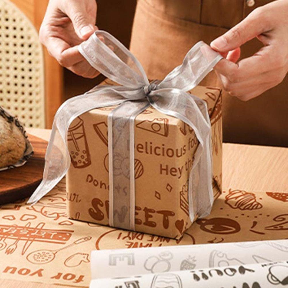 Oil-Proof Food Wrapper Paper High Temperature Resistant Parchment Paper  Burger