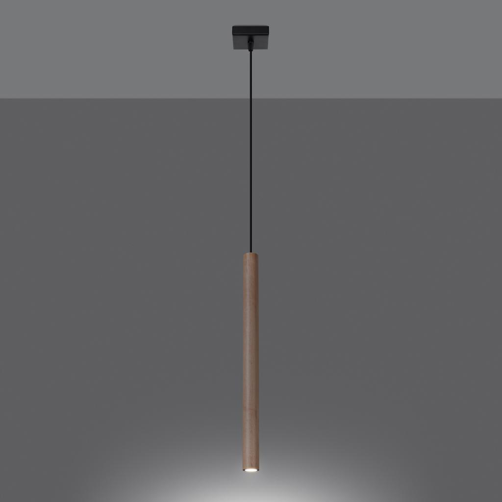 Lampa Wisząca Mossa 1 G9 Drewno Wood Lumilo 12.393.66