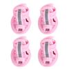 4Pcs Shoes Pet Booties Lightweight Breathable Design for Comfortable Outdoor Wear Size 4 Pink Dog Shoes