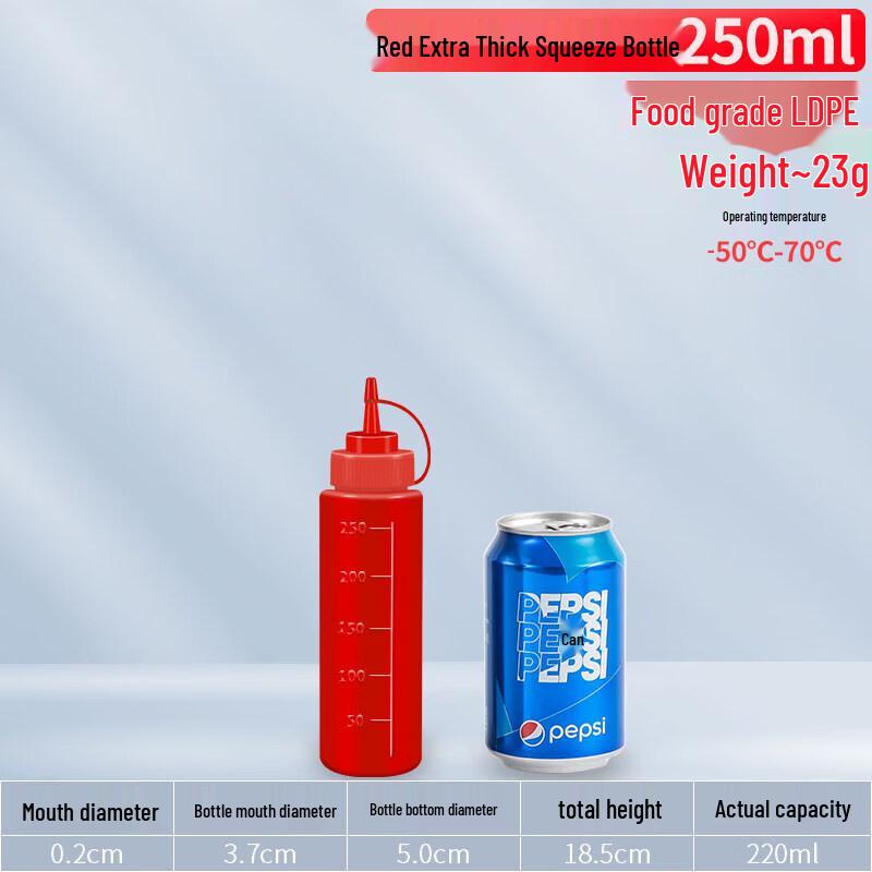 Plastic Squeeze Sauce Bottle