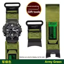 Per Casio G-SHOCK mudmaster GWG-1000/GB serie cinturino per orologio in tela di nylon sportivo da alpinismo per uomo accessorio braccialetto