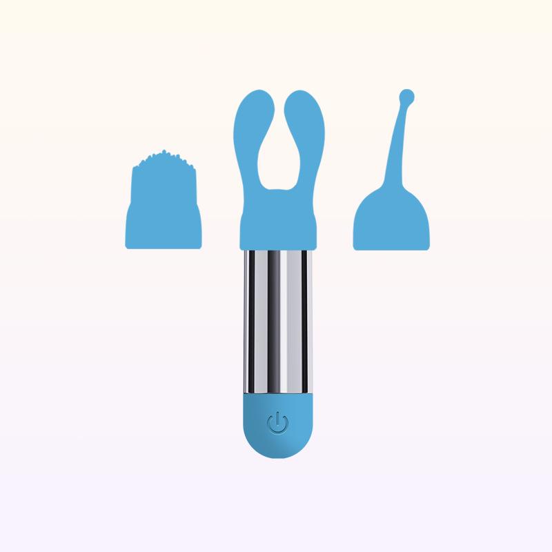 Detachable Erotic Massage Headgear: Versatile Female Bullet Vibrator with Three Styles