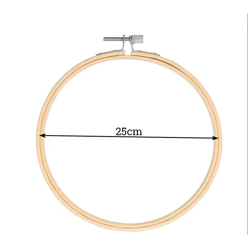 8/10/15/18/24/30/36cm Embroidery Hoops DIY Needlecraft Cross Stitch Machine Bamboo Frame Rings Round Loop Hand Household Sewing