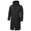 Kelme Men's Long Padded Hooded Coat for Outdoor Training, Fall/Winter (Black, L)
