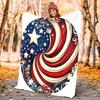 1pc American flag blanket, al season lightweigh Poster blanket home office outdoor nap multifunc Poster blanketional blanket