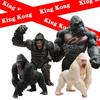 Original Bandai Shm King Kong Gorilla Model Toys Exquisite Action Figure For Childrens Gifts