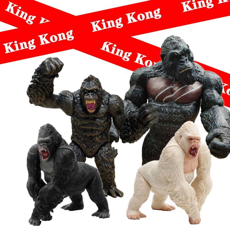 Original Bandai Shm King Kong Gorilla Model Toys Exquisite Action Figure For Childrens Gifts