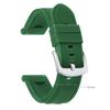 Silicone Waterproof Quick Release Watchband 18mm 20mm 22mm 24mm Black Green Rubber Strap for Seiko Soft Dustproof Watch Bracelet