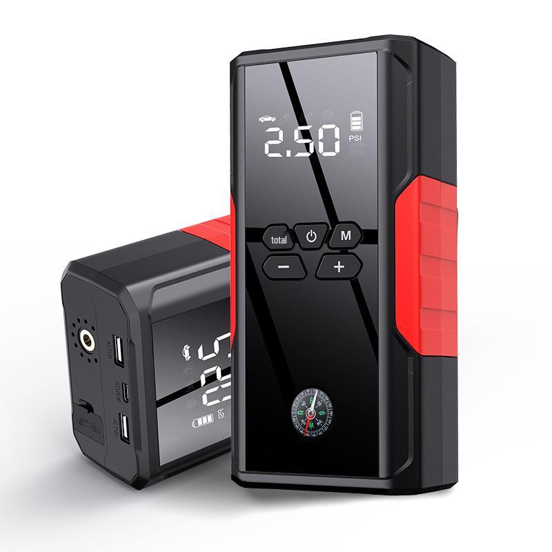 All-in-One 12V Car Battery Jump Starter & Inflator Power Bank