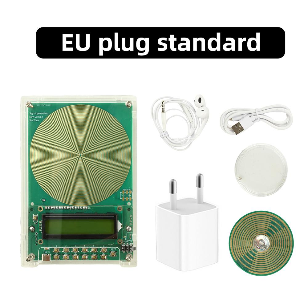 

DC 5V Schumann Wave Generator, 0.1-299999kHz Adjustable Pure Sine Wave Signal Generator Module, Gold Plated Version Type-C