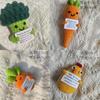 Adorable Crochet Vegetable And Fruit Plush Toy Collection With Colorful Characters