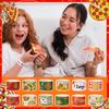 60Pcs Pizza Party Slap Bracelets Pizza Birthday Party Supplies Pizza Theme Slap Wristbands Gifts For Women Men Teen Pizza Party