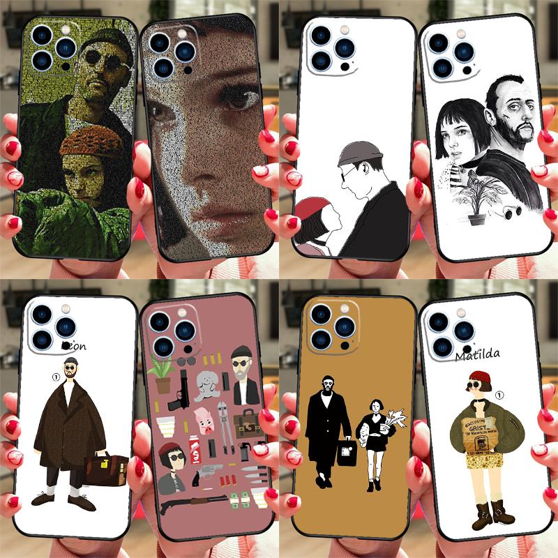 Leon Mathilda Case For Xiaomi 13T 14T 15T Pro 14 15 Ultra 17 Pro Max POCO F8 F7 F5 F6 X3 X5 X6 X7 Pro Cover