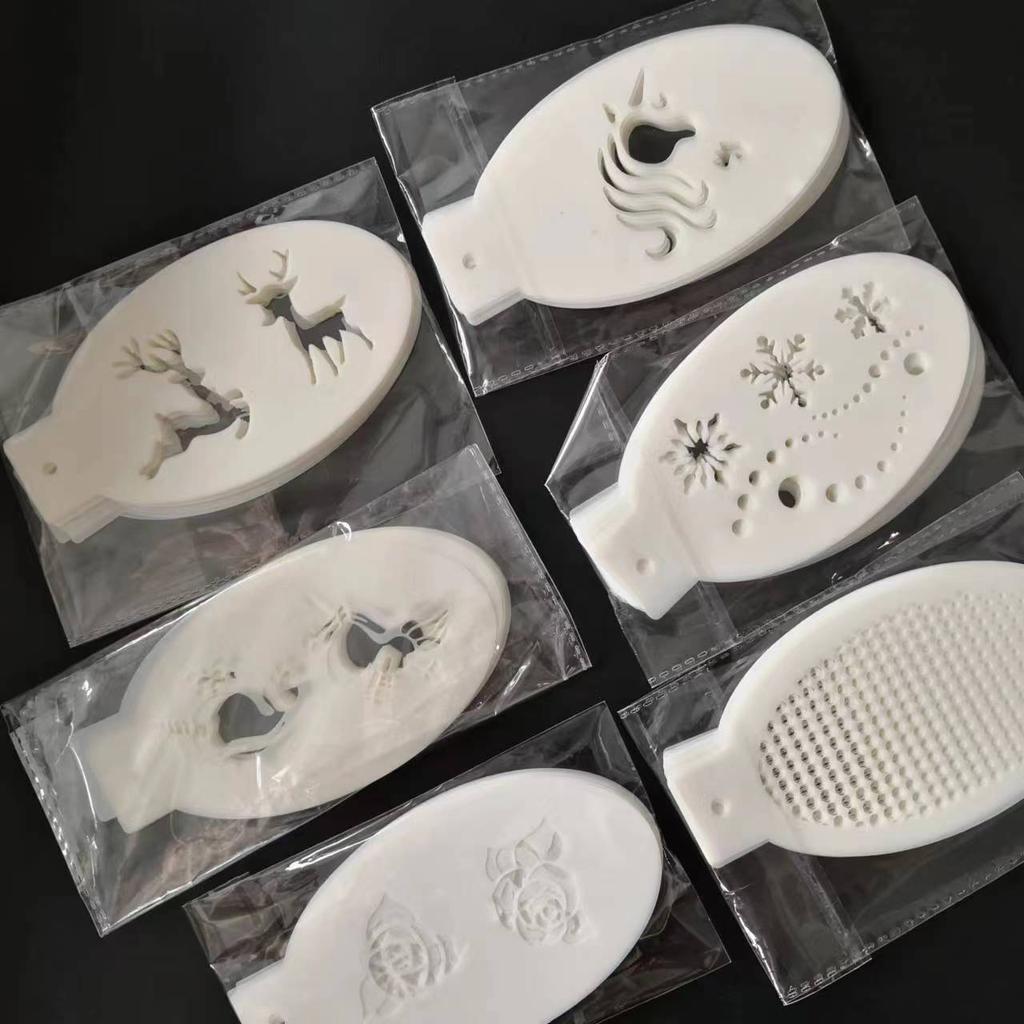 New Face Painting Stencils Templates Professional Body Art Dolphin Deer Butterfly Plastic Makeup Tools