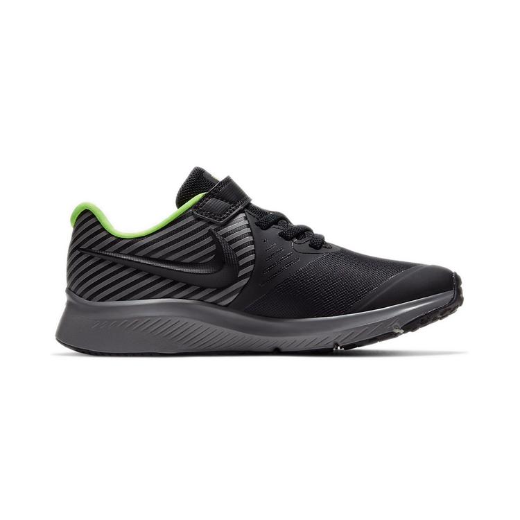 New Nike Star Runner 2 HZ Low Top Running Shoes Black Gray Children Aged 3 7 Years Old CK1192-001