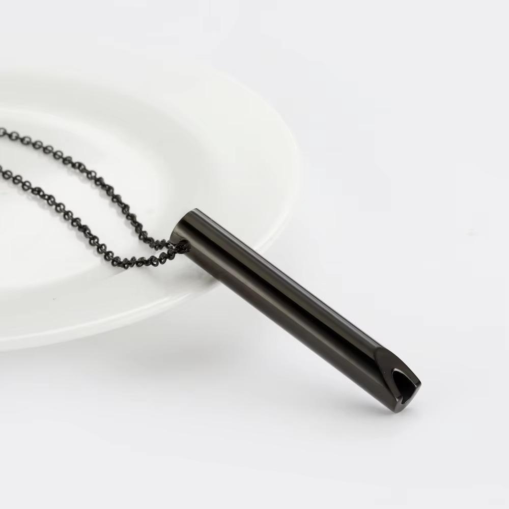 Neue Trendige Kreative Atmende Entspannende Anhänger Halskette für Damen Herren Stereoskopische Meditation Lindert Stress Choker Schmuck