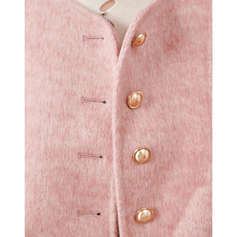 Shi Shui Nian Hua Women's Elegant Wool Blend Coat