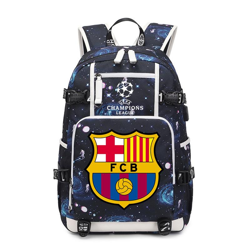 Casual Schoolbag, Simple Outdoor Usb Interface, Large-Capacity Travel Bag, Load Reduction Trend Backpack