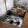 Ayrton Senna Racing Legend Design Rug Non-slip rug suitable for living room and bedroom sofas.