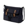 Versatile Large Capacity Canvas Crossbody Bag for Women & Men - Trendy Black Shoulder Bag
