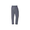 Li Ning Fitness Series Logo Print Solid Color Straight Leg Sports Pants Men pants Gray AKYS009-3