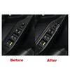 Voor Subaru Forester 2013-2018 LHD RHD 4 stuks/set Koolstofvezel Autodeur Raambedieningsschakelaar Bedieningsknop Paneelframe