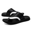 Fashion Summer casual men's slippers Comfortable and breathable styles Beach Walking Outdoor Street Black and white color shoes New