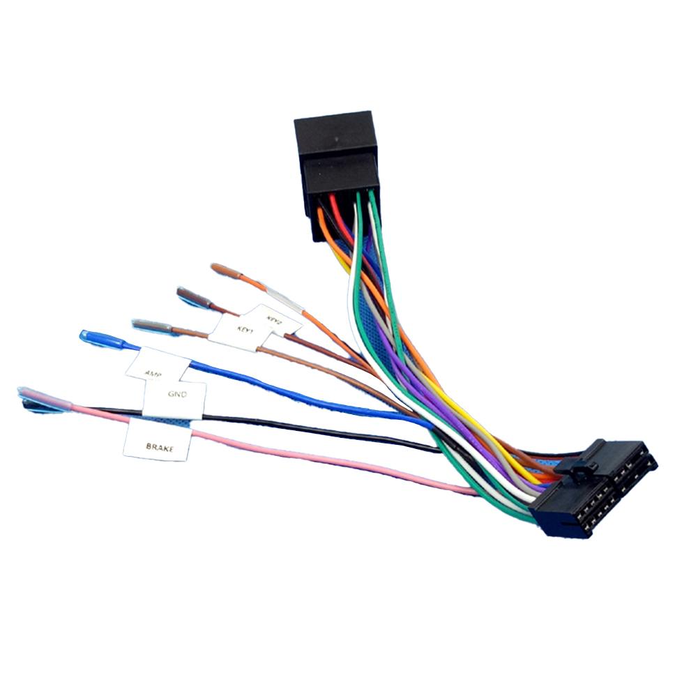 1Pc Car 20-Pin Cable Adapter To ISO Wiring Harness Adapter 20-Pin ISO Car Radio Adapter Automotive Accessories