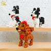 HUIQIBAO Dog Series Micro Building Block Amimal corgi Husky Bulldog Mini Brick set Toy for Children Desk Decoration ornament
