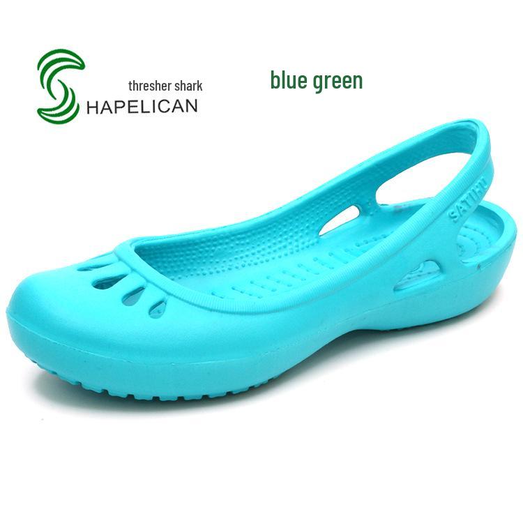 Women's Closed-Toe Garden Sandals: Summer 2025, Lightweight, Non-Slip, Flat Heel, Soft Sole