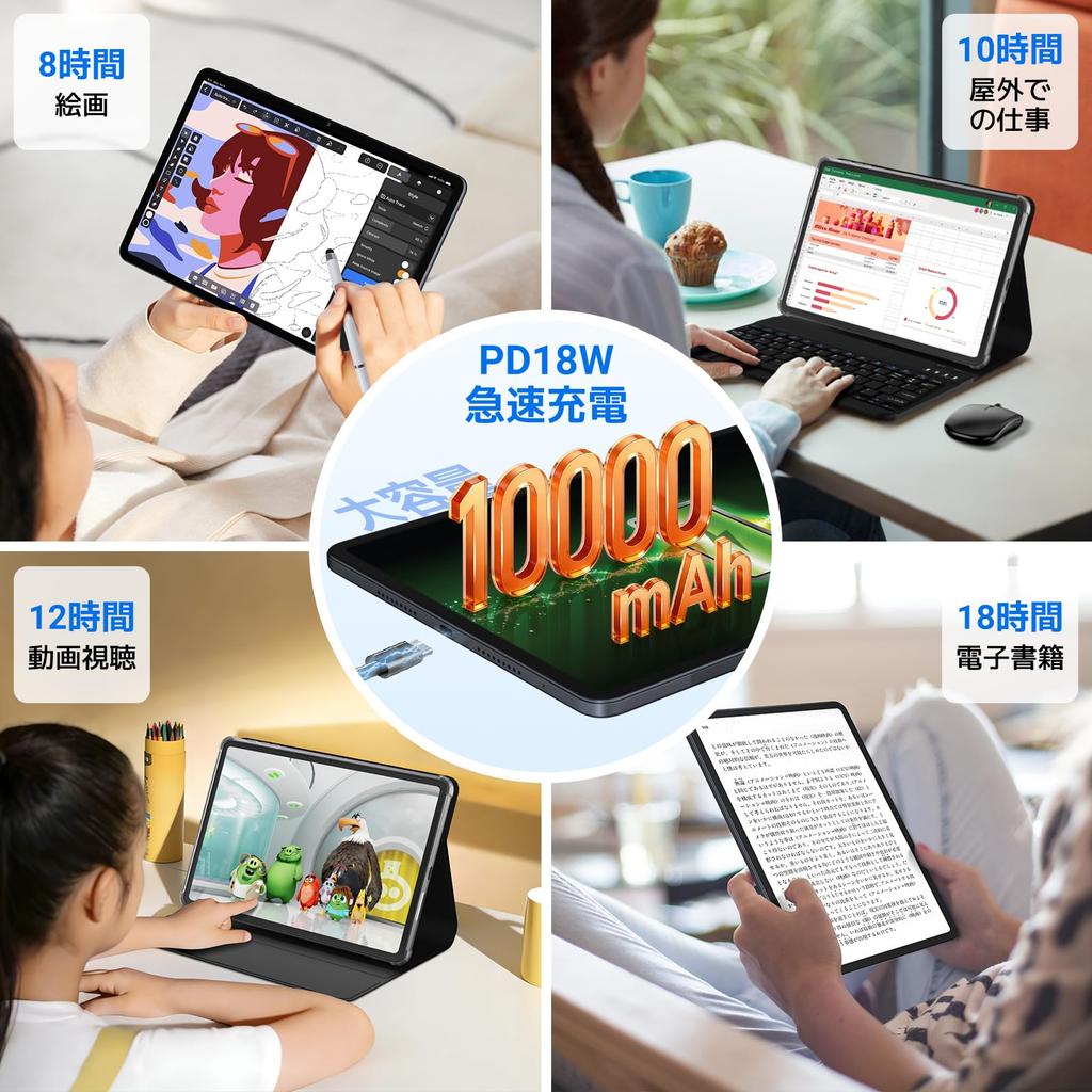 16 Tablet T60 Android 16 Tablet IPS large screen resolution Widevine Tablet fast Ideal for video editing Android 12-inchTABWEE PC, 48GB+256GB+2TB
