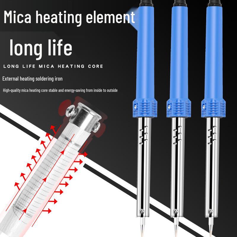 Compact Electric Soldering Iron Set for Household and Student Use