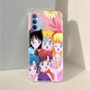 AD80 Sailor Moon Clear Case for Samsung A04 A14 A23 A34 A54 M23 M33 M52 M53 Realme 10 9 C30S C35 C55 VIVO Y02 Y21 Y33S Y51 X80 V25 Cover