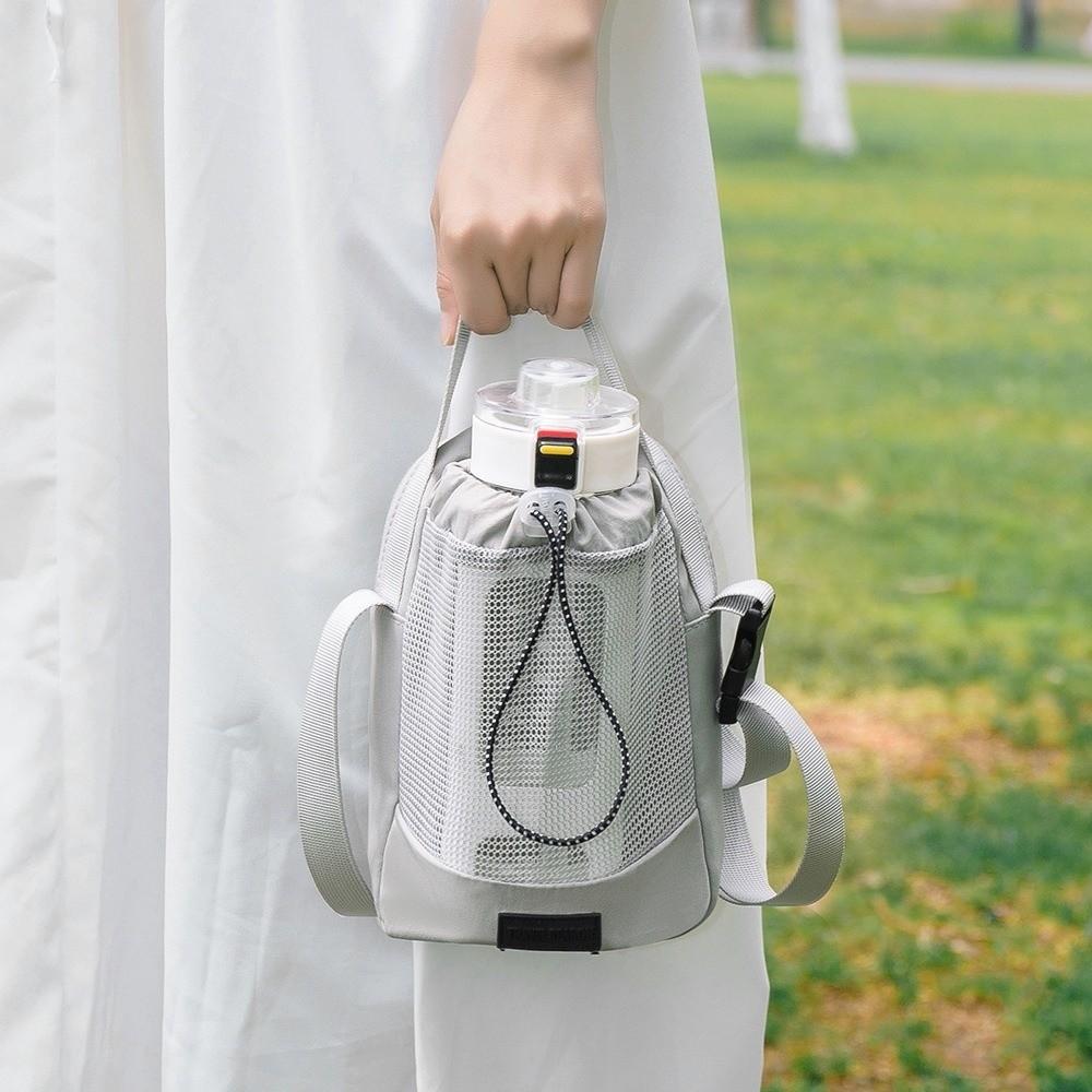 Verstellbarer Schultergurt Wasserflaschentasche Tragbar Multifunktional Aufbewahrung Becherhülle Reise Wasserbecher Tasche Outdoor-Aktivitäten
