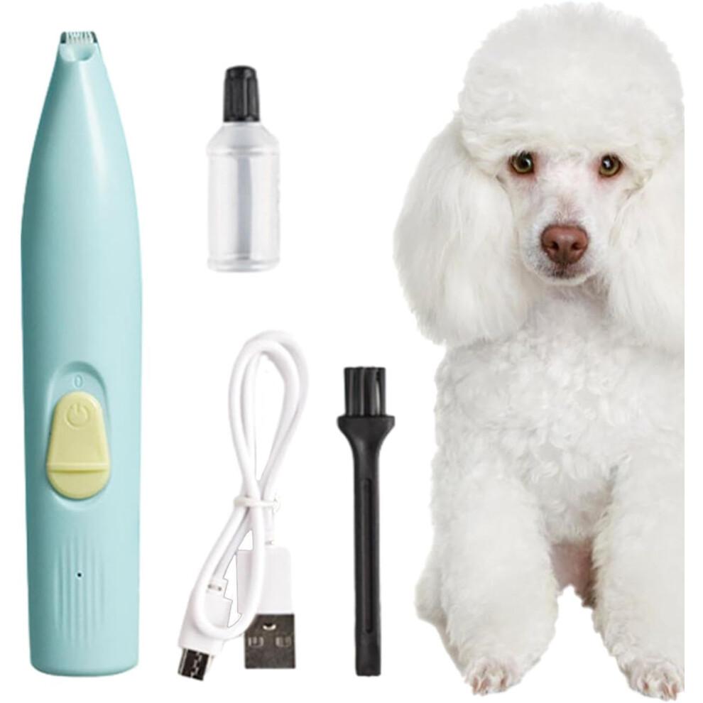 Katzenhaarschneider | Kabelloser Haarschneider für dichtes Fell | Tierhaarschneider für Yorkshire Terrier, Blau