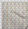 oneOone Cotton Flex Brown Fabric Kids Animal Quilting Supplies Print Sewing Fabric by The Yard 40 Inch