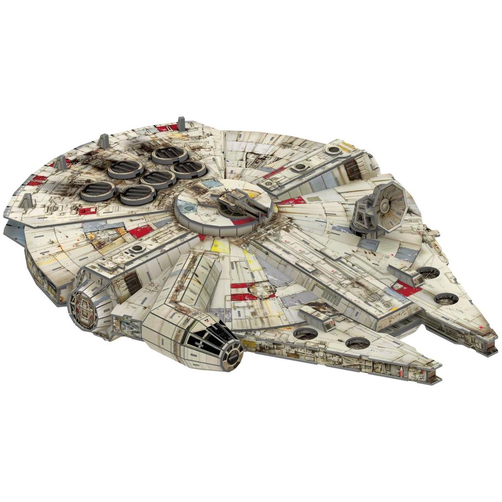 4D Cityscape Star Wars 3D Paper Model Kit (Millennium Falcon)
