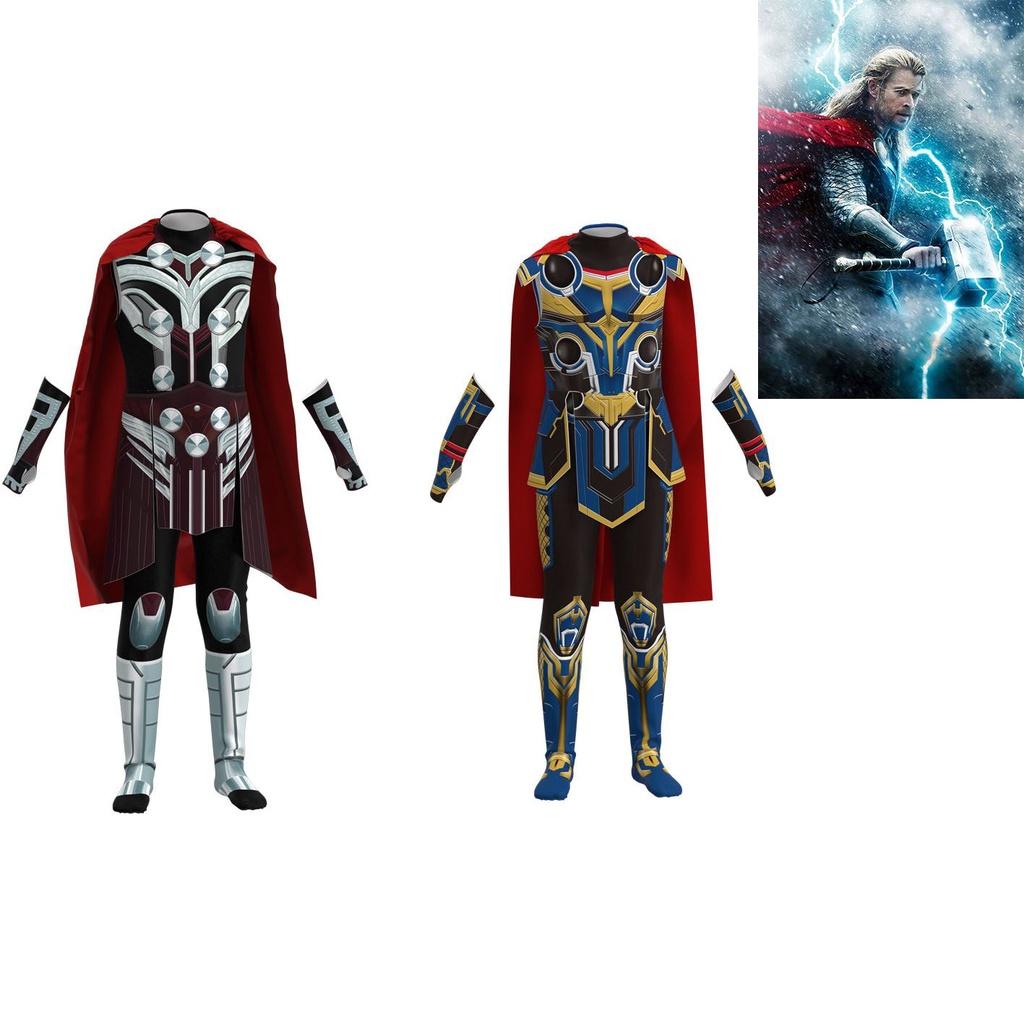 Kids Thor Love And Thunder Cosplay Jumpsuit For Halloween And Parties
