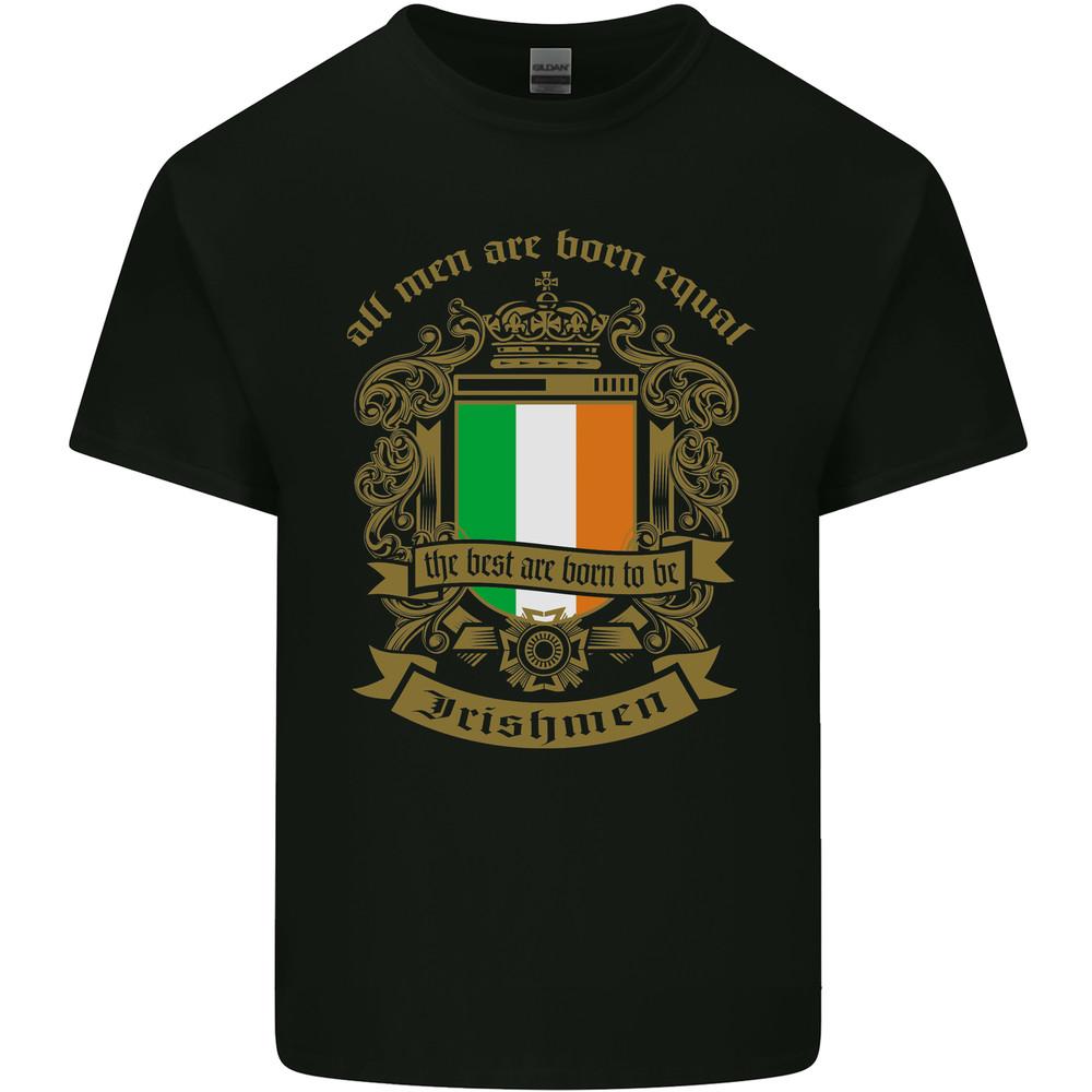 All Men Are Born Equal Irish Ireland Mens Light Cotton T-Shirt Unisex T-Shirt S