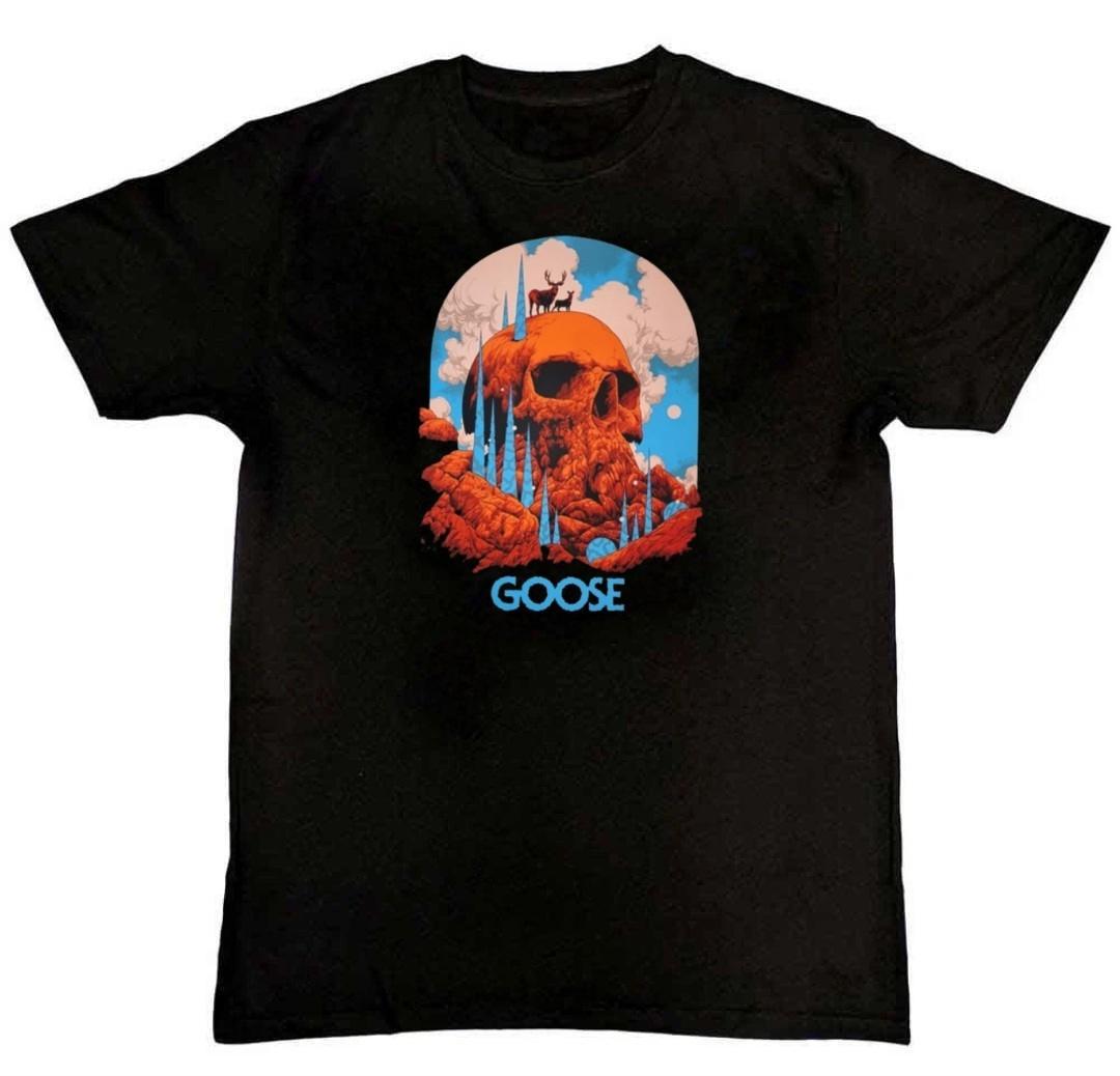 Goose The Band Red Rocks Graphic Print Mens T-Shirt XXL