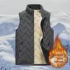 Men's Velvet Lambskin Stand Collar Vest - Warm Autumn & Winter Jacket