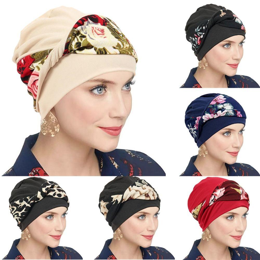 Elastic Knot Chemo Hat Stretchy Turban Hat Fashion Beanie Hats